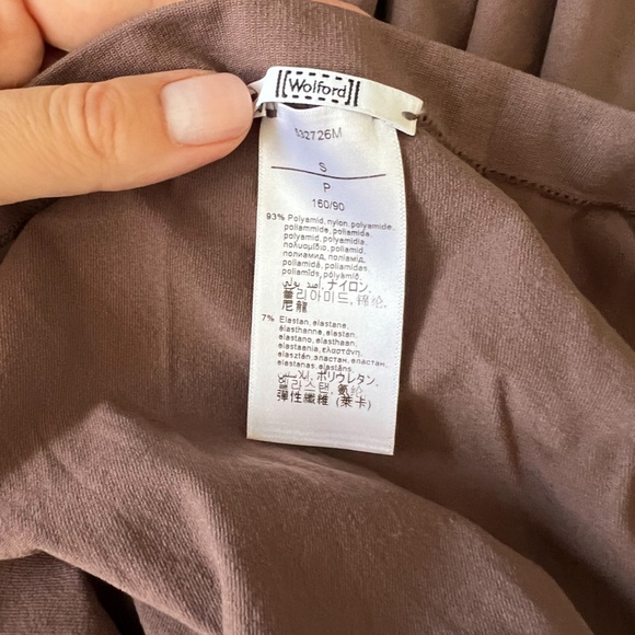 $265 Wolford Fatal Dress Clove Dirty Rose Small Multiwear Maxi Strapless Skirt - Picture 13 of 13